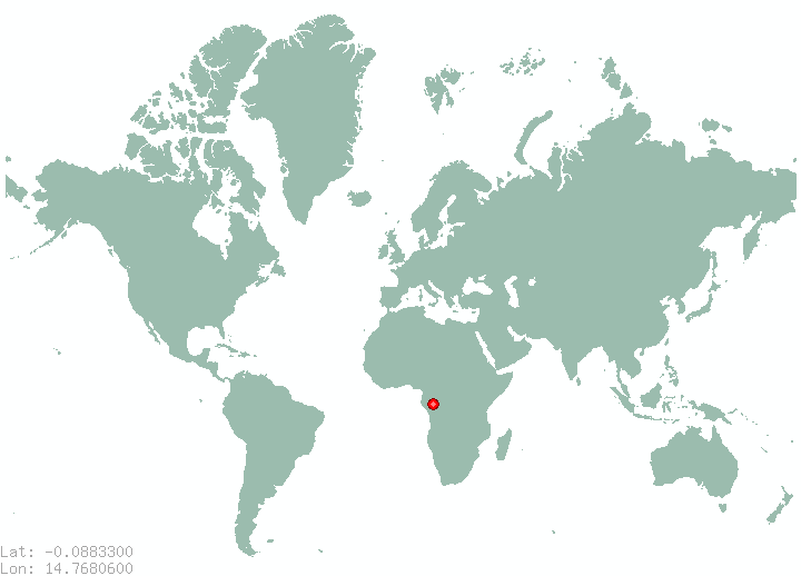 Tcherre in world map