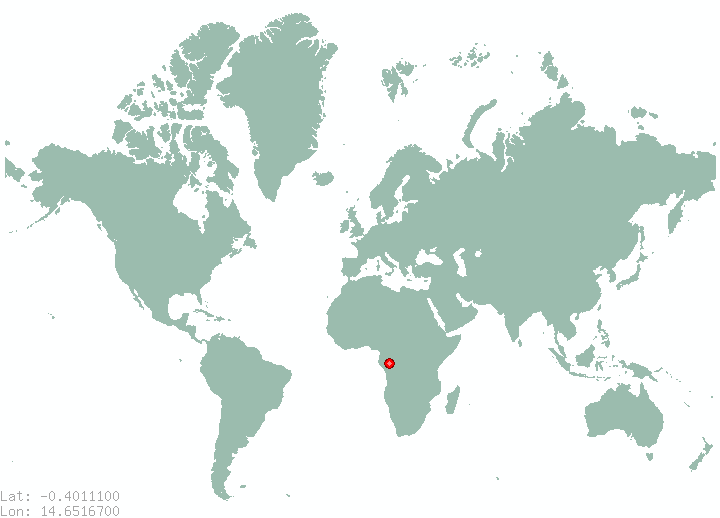 Oponga in world map