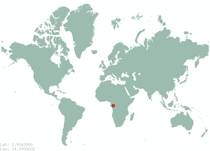 Libonga in world map
