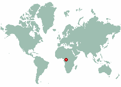 Dzanga in world map